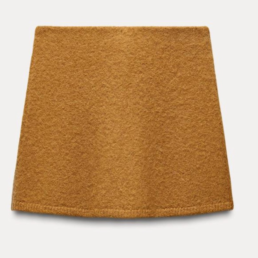 Zara alpahaca & wool blend mini skirt - Picture 3 of 9